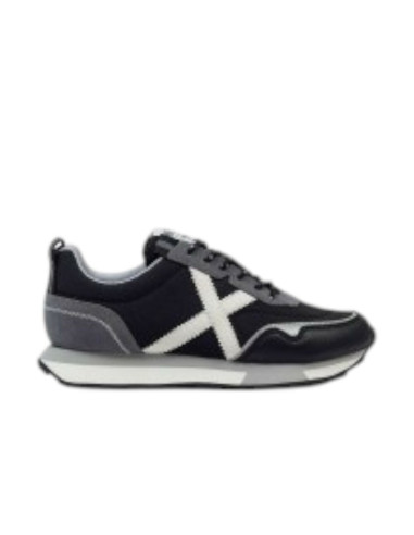 Zapatilla negra Munich negra mujer